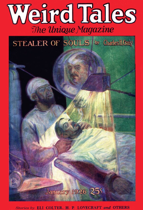 Weird Tales cover, January 1926, by Andrew Brosnatch