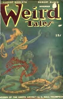 Weird Tales cover, November 1946, by Boris Dolgov