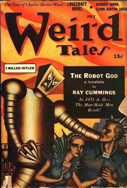 Weird Tales cover, July 1941, by Hannes Bok