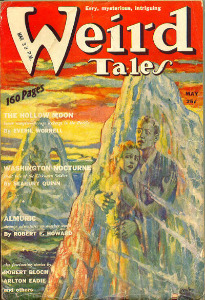 Weird Tales cover, May 1939, by Harold S. DeLay