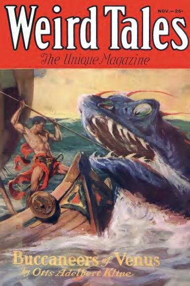 Weird Tales cover, November 1932, by J. Allen St. John