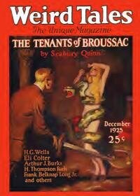 Weird Tales cover, December 1925, by Joseph Doolin
