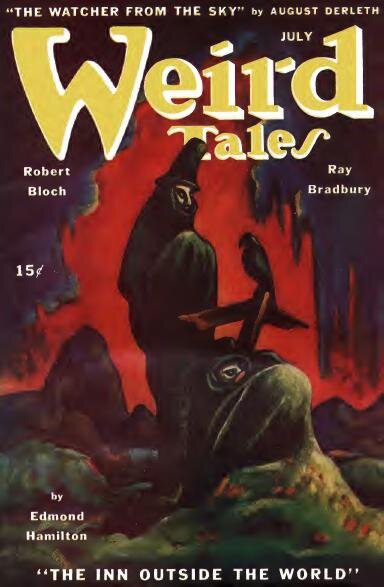 Weird Tales cover, July 1945, by Lee Brown Coye