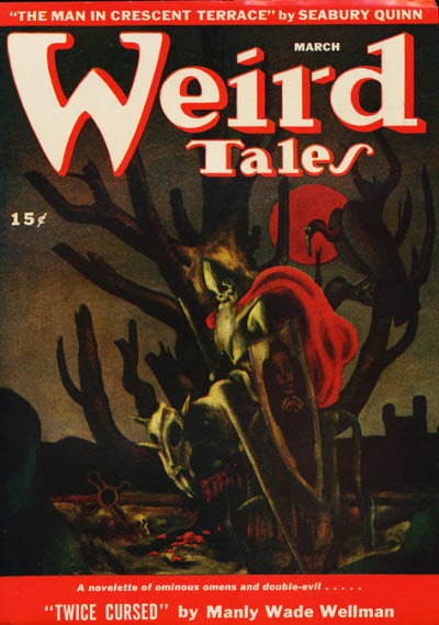 Weird Tales cover, March 1946, by Lee Brown Coye
