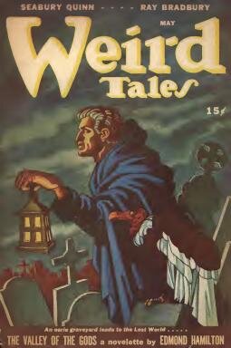 Weird Tales cover, May 1946, by Ronald Clyne